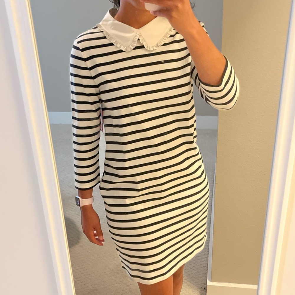 Kate Spade Black and White Sheath Dress